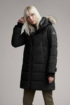 Chamarras Canada Goose Mujer Outlet - Kenton Abrigos Black Label Negros AY3810549